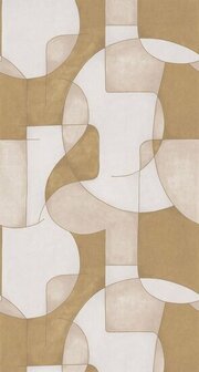 Casadeco Gallery GLRY86091302 - Beige / Geel Behang