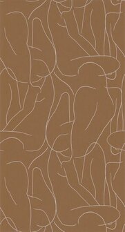 Casadeco Gallery GLRY86108307 - Rood Behang