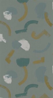 Casadeco Gallery GLRY86137423 - Groen Behang
