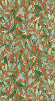 Casadeco Nicaragua NICA85973313 - Groen / Oranje Behang