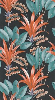 Casadeco Nicaragua NICA86416565 - Blauw Behang