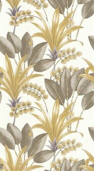 Casadeco Nicaragua NICA86417070 - Beige / Wit Behang