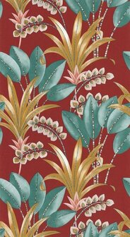 Casadeco Nicaragua NICA86418484 - Rood Behang