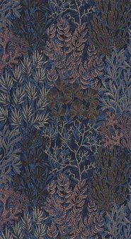 Casadeco Voyage Onirique ONIR87226274 - Blauw / Bruin Behang