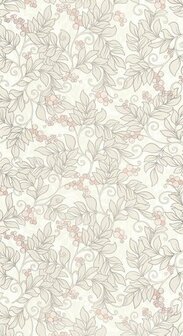 Casadeco Arts &amp; Crafts ARCR86374117 - Roze / Beige Behang