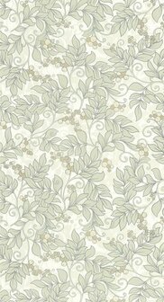 Casadeco Arts &amp; Crafts ARCR86377116 - Groen Behang