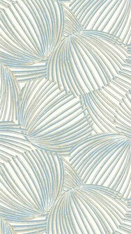 Casadeco Mediterranee MEDI87426281 - Blauw / Wit Behang