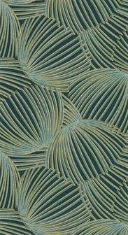 Casadeco Mediterranee MEDI87426812 - Groen / Blauw Behang