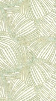 Casadeco Mediterranee MEDI87427089 - Groen / Wit Behang