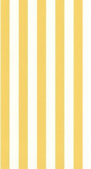Casadeco Mediterranee MEDI87432043 - Geel / Wit Behang