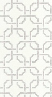 Casadeco Vienne VIEN87359116 - Wit / Grijs Behang