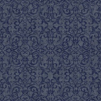 Casadeco Vienne VIEN87516727 - Blauw Behang