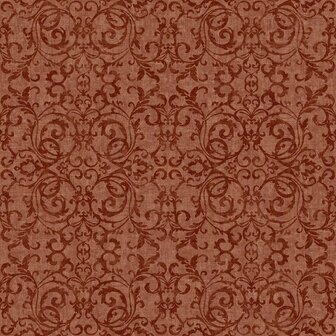 Casadeco Vienne VIEN87518503 - Rood Behang