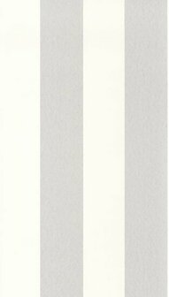 Casadeco Les Rayures RAYS88019358 - Grijs / Wit Behang