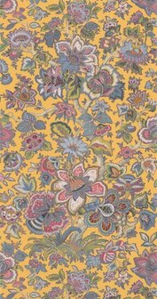 Casadeco Les Belles Toiles De Jouy LBTJ87942407 - Multicolour / Geel Behang