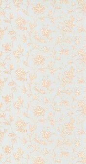 Casadeco Les Belles Toiles De Jouy LBTJ87964215 - Oranje / Blauw Behang