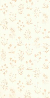 Casadeco Gardens GADN87624127 - Roze / Wit Behang