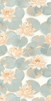 Casadeco Gardens GADN87633219 - Oranje / Grijs Behang