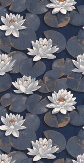 Casadeco Gardens GADN87636981 - Blauw Behang
