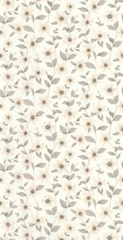 Casadeco Gardens GADN87641165 - Beige / Wit Behang