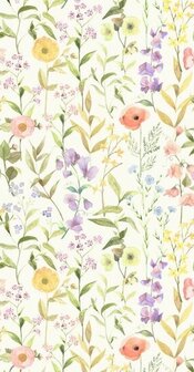 Casadeco Gardens GADN87650825 - Multicolour / Wit Behang