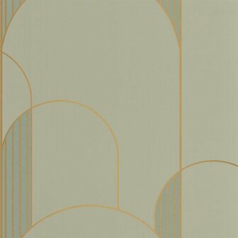 Caselio Labyrinth LBY102117020 - Groen Behang