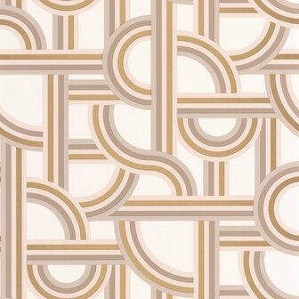 Caselio Labyrinth LBY102121020 - Beige Behang