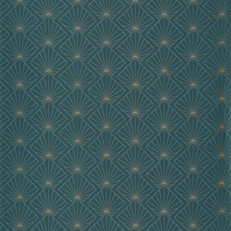Caselio Only Blue ONB101236100 - Blauw Behang