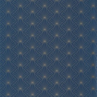 Caselio Only Blue ONB101236221 - Blauw Behang