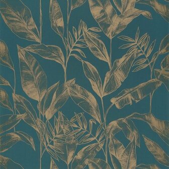Caselio Only Blue ONB102636124 - Blauw Behang