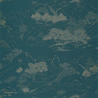 Caselio Only Blue ONB102646160 - Blauw Behang