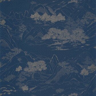 Caselio Only Blue ONB102646290 - Blauw Behang