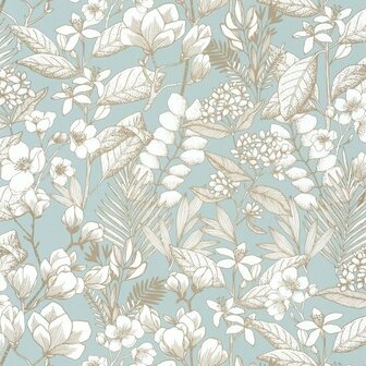 Caselio Only Blue ONB102656026 - Blauw Behang