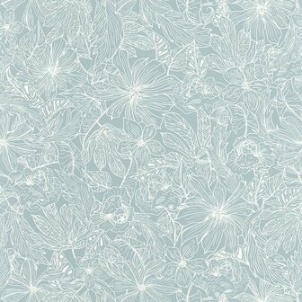 Caselio Only Blue ONB102686000 - Blauw Behang