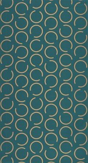 Caselio Around ARN102906025 - Blauw Behang