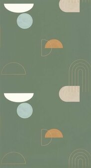 Caselio Around ARN102917026 - Groen Behang