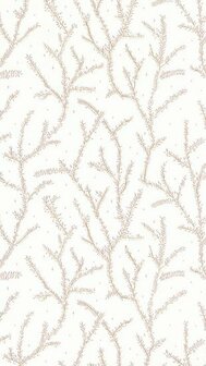 Caselio La Foret FRT102941010 - Beige / Wit Behang