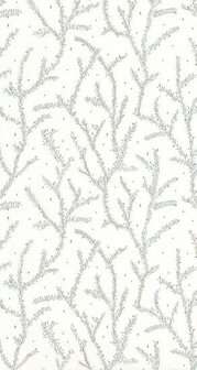 Caselio La Foret FRT102946030 - Wit Behang
