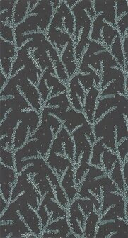 Caselio La Foret FRT102947983 - Groen / Zwart Behang