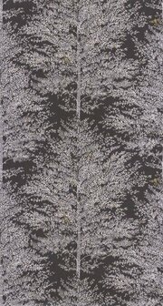 Caselio La Foret FRT102979037 - Wit / Zwart Behang
