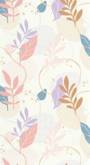Caselio Young and Free YNF103262040 - Roze / Wit Behang