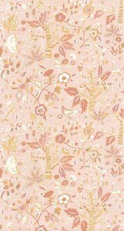 Caselio Boheme BOM103154025 - Roze Behang
