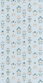 Caselio Boheme BOM103176355 - Blauw Behang