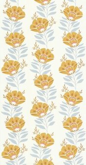 Caselio Boheme BOM103212266 - Geel / Wit Behang