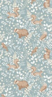 Caselio Autour Du Monde ADM103546062 - Blauw Behang