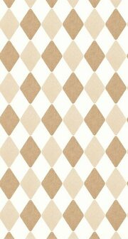 Caselio Autour Du Monde ADM103572010 - Beige / Wit Behang
