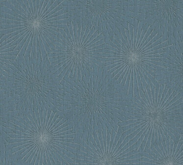 AS Creation Battle of Style 38818-2 - 388182 Blauw / Zilver Behang
