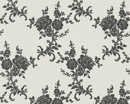 AS Creation Belle Epoque 1102-20 - Wit / Creme Behang