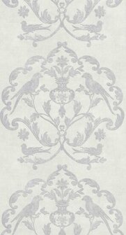 Casadeco Palazzo PALA83610122 - Grijs / Wit Behang