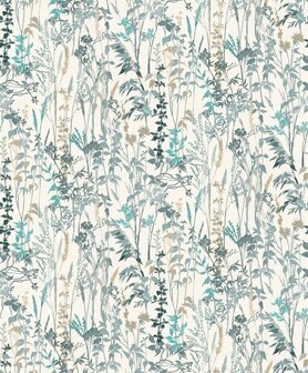 Dutch Wall Decor Daphne CC100218 Blauw / Groen Behang